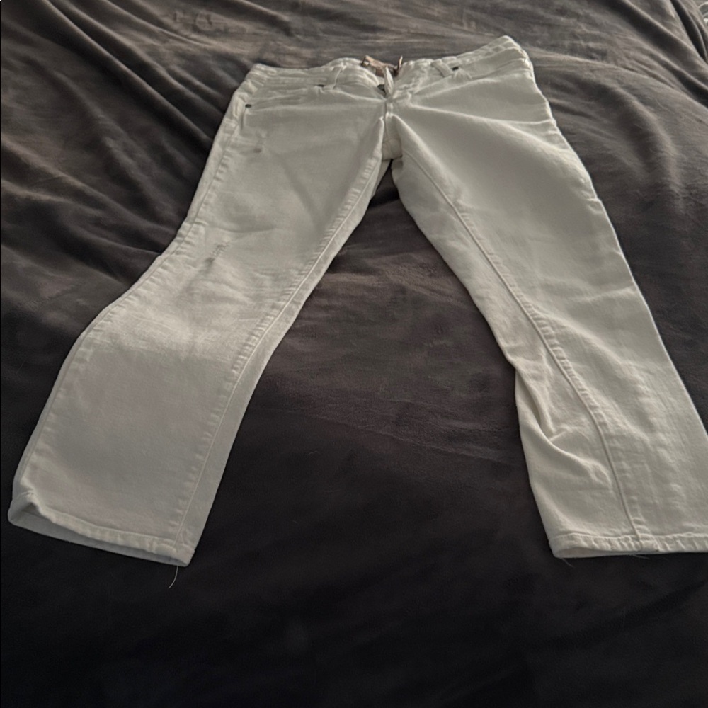 PAIGE Women's  White Jeans